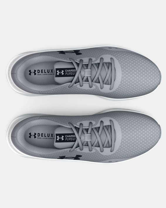 Men's UA Charged Pursuit 3 Running Shoes, Gray, pdpMainDesktop image number 2